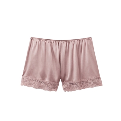 Intimissimi意舒漫桑蚕丝蕾丝花边女士家居短裤睡裤打底裤PDC92S