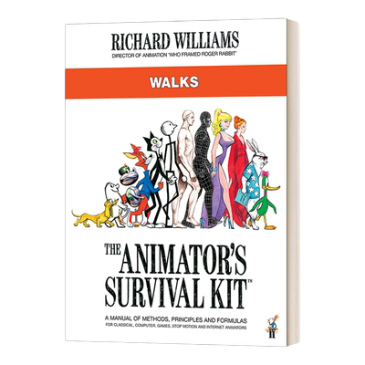 英文原版 The Animator's Survival Kit Walks 动画基础技法 走 英文版 进口英语原版书籍