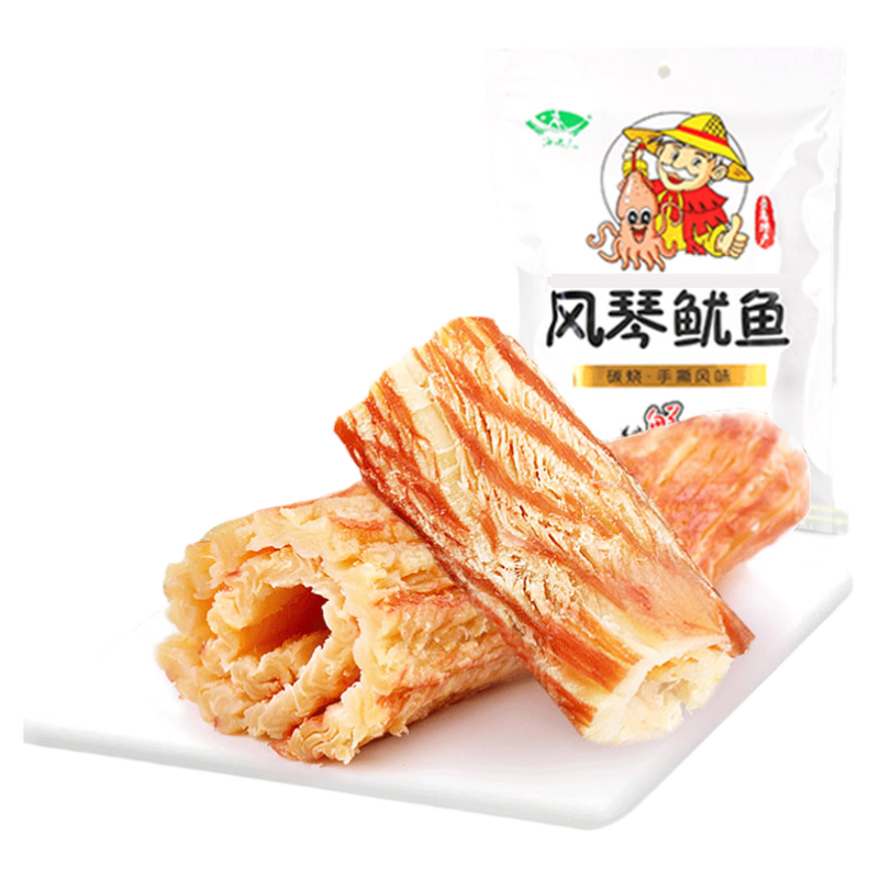 海邊人手撕風(fēng)琴魷魚(yú)絲燒烤香辣大片魷魚(yú)干海鮮即食零食青島特產(chǎn)