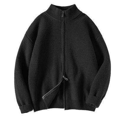 日系潮牌开衫毛衣男cleanfit外套