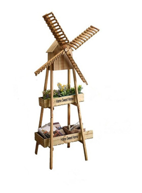 木质装饰复古橱窗摆件