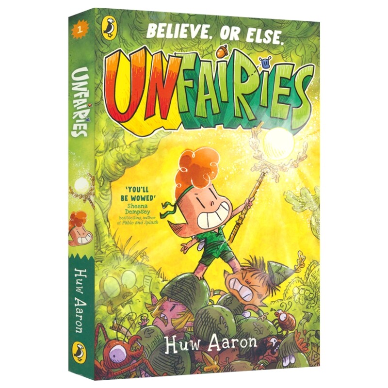 Unfairies 鲁莽的小仙子1 邪恶小仙女 儿童漫画故事绘本 爆笑全彩图画小说 小学生英语课外读物 英文原版进口童书