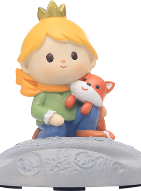 飞行员小王子与玫瑰手机支架创意办公室桌面装饰品少女心生日礼物