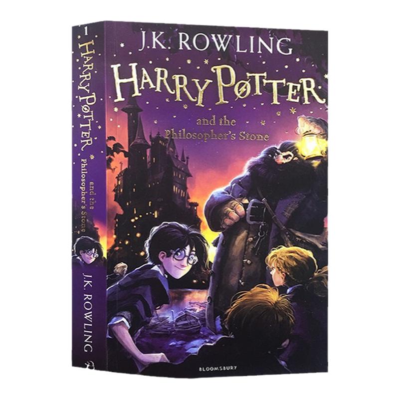 哈利波特与魔法石英文原版书1 Harry Potter英语原版全英文小说哈利波特原著第一部英文原版图书经典小学初中寒假课外书非绘本漫画