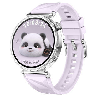 适用华为GT6手表表带watchgt5原装硅胶表带按压式gt4高级感女款gt5pro智能腕带透气舒适女士41mm秋冬新款红色