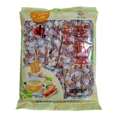 安化水井巷豌豆芝麻茶400g湖南益阳特产咸味豌豆芝麻豆子茶姜盐茶