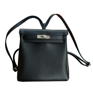 进口头层TC牛皮凯莉包双肩包女钢五金高级感旅行背包简约时尚女包