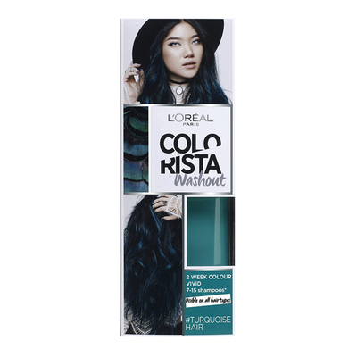 德国欧莱雅孔雀绿色深粉色染发剂