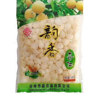 韵香杏仁香脆盐水杏仁无壳饱满坚果原味拌凉菜罐头传统工艺脱苦