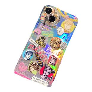 乔尼JOJO镭射手机壳徐伦承太郎CD碟任意替身奇妙冒险乔斯达适用于iphone17安卓天气预报disc白金之星吉良吉影
