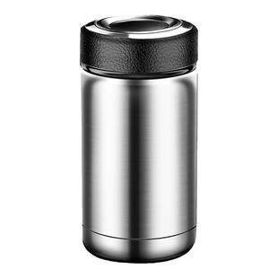 不锈钢保温杯男士商务办公水杯定制姓氏矮胖刻字车载便携泡茶水杯