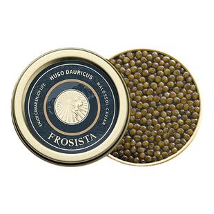 芙思塔鱼子酱HUSO DAURICUS黑标系列鲟鱼籽酱即食四川雅安10g*1罐