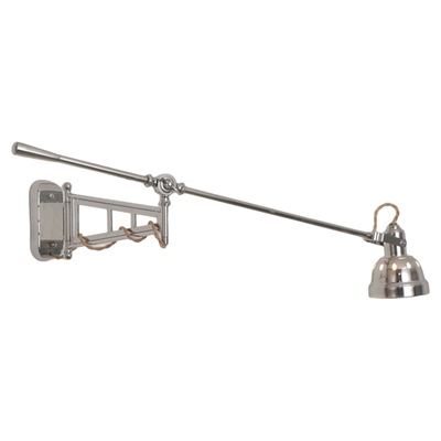 工业风餐厅书房长杆艺术摇臂壁灯