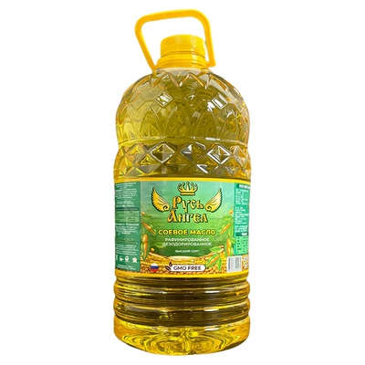 俄罗斯原装进口大豆油非转基因豆油植物油食用油家用大桶5升/桶