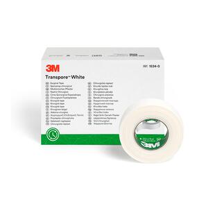 3M医用压敏胶带易撕舒适透气婴幼儿儿童管伤口固定贴胶布1534-0