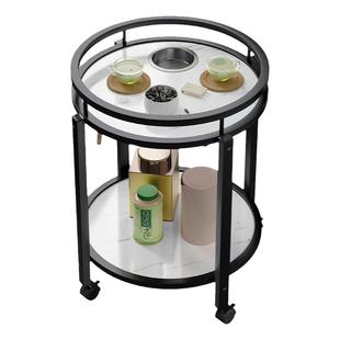 麻将桌茶几茶水架棋牌室专用烟缸茶水台麻将机旁多功能边几小茶几