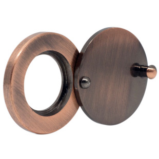 防盗门猫眼后盖片遮挡防窥盖全铜家用门镜保护开关配件16mm14堵孔