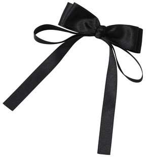 DODOGOGO法式优雅蝴蝶结飘带弹簧夹发夹女款2026新款高端夹子发饰