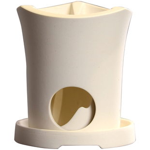 成竹茶器 纯手工明月远山白泥炉煮茶炉家用烧水炉 潮州工夫茶炭炉