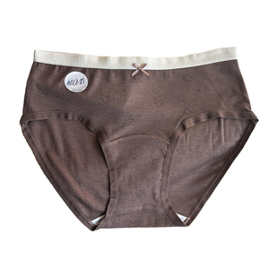 内裤女款2026新款纯棉全棉抗菌裆秋冬磨毛少女三角裤中腰女士短裤