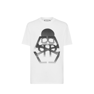 PHILIPP PLEIN/PP 2026年夏季男士Skull&Bones圆领短袖T恤