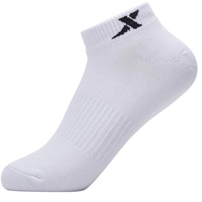 特步健身短袜三双装男士薄款透气健身黑色平板短袜男袜跑步袜子