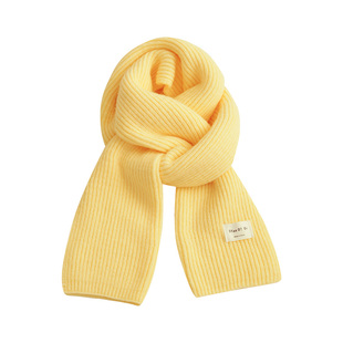 素单舍西韩系氛围感围巾百搭针织男女简约秋冬季防寒保暖情侣围脖