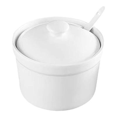 厨房陶瓷带小勺中大号