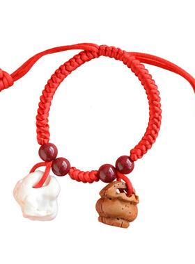 宝宝手链压惊防惊吓红绳