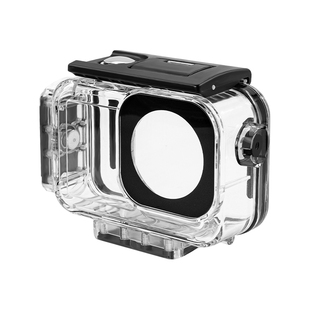 适用大疆Action5pro防水壳防雾灵眸Action4/3运动相机配件潜水壳水下深潜防水罩设备滤镜action钢化膜收纳包