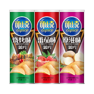 可比克心有所薯105g×3罐组合装