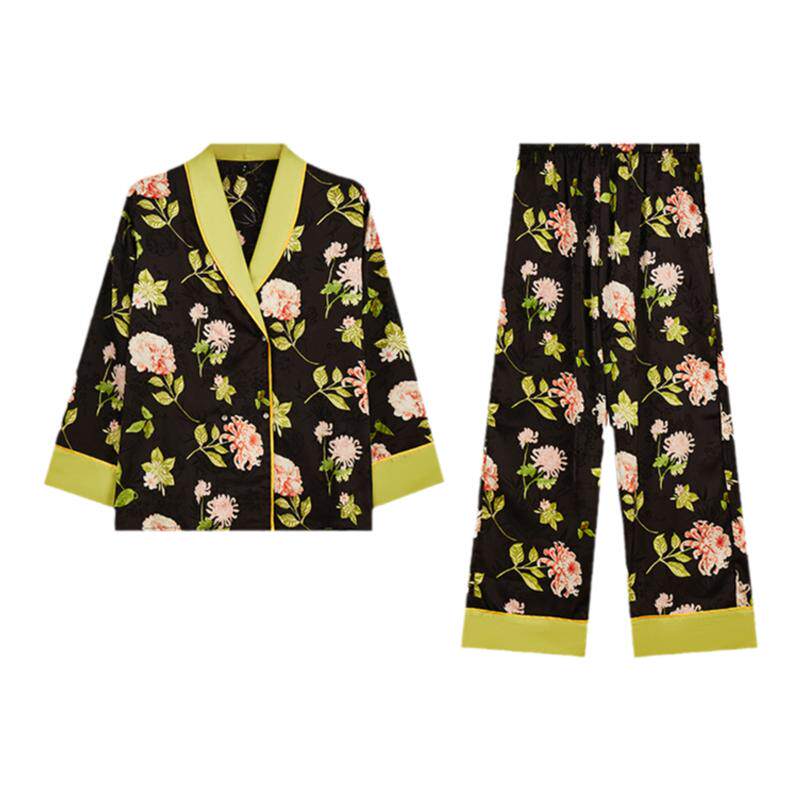 达芬奇密码长袖睡衣女家居服套装