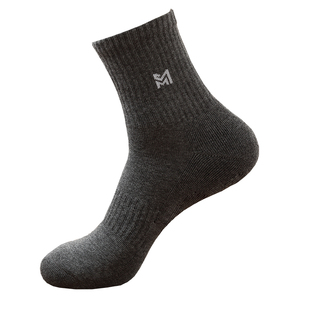 丰华袜子男士纯棉加厚秋冬季长筒男袜加绒保暖毛巾长袜半毛巾底袜