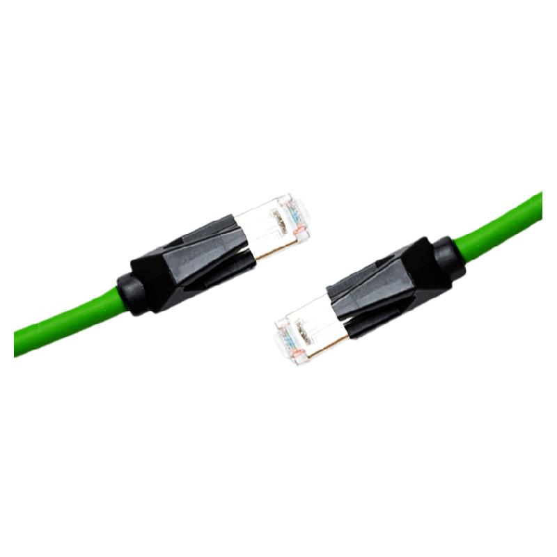 永定交叉网线PLC通讯千兆预制高柔软Profinet 安川M3通讯工业互联