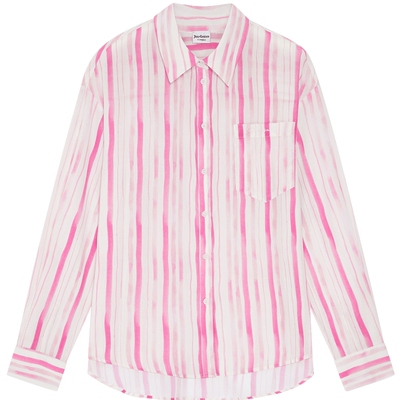 JuicyCouture橘滋粉色条纹衬衫