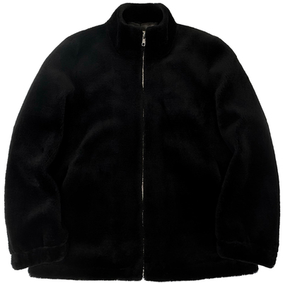 寸头皮草原创设计高级感立领轻奢