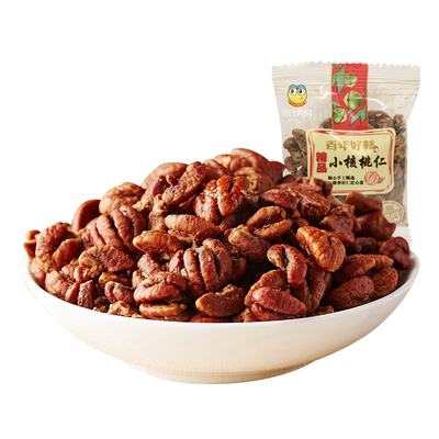 来伊份精品小核桃仁500g炒货坚果百年好核临安山核桃新货门店小包