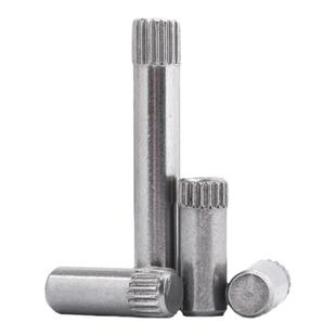 汉固威304不锈钢滚花销 合页销连接杆定位销压花轴销M2.5*8/M3*20