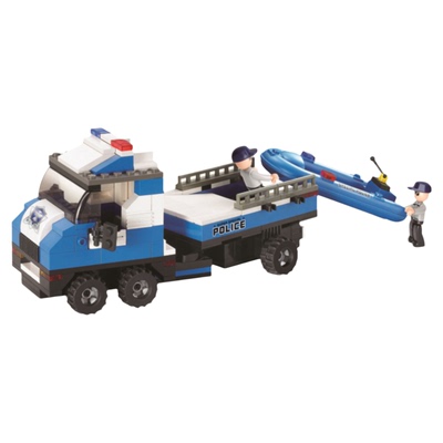 快乐小鲁班气垫船儿童积木玩具