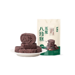 泸溪河五黑八珍糕山药糕点心米糕早餐零食营养代餐芡实茯苓下午茶