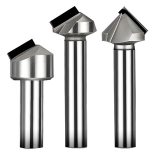 PCD金刚石倒角刀亚克力高光刀单晶钻石铣刀铜铝合金镜面雕刻刀