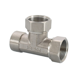 6分304不锈钢活接内外活直接双活动弯头三通内内外内外大口径接头