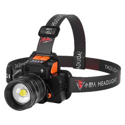 头戴感应变焦强光长续航头灯