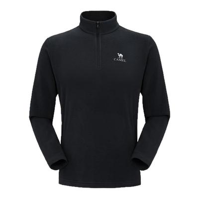 骆驼户外抓绒衣男女立领薄绒保暖