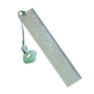 梅林笔庄岫玉书签古典新中式古风高档精致禅意古典岫岩玉如意流苏文创礼盒创意国风纪念品送老师礼物支持顺丰