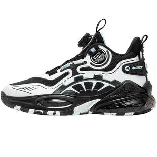 【商场同款】361°童鞋男童运动篮球鞋春季新款中大童鞋子旋钮扣