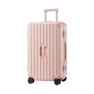 2025新款大容量行李箱女20寸可登机pc材质铝框款旅行密码拉杆箱子