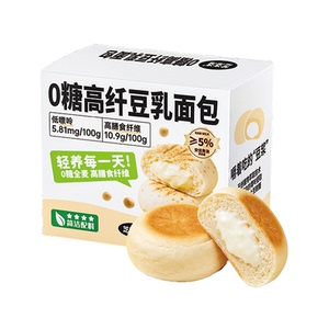 芝洛洛0糖高纤高蛋白豆乳面包