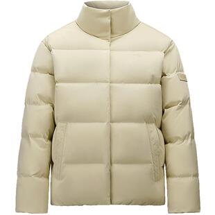 安踏面包羽绒服女2025冬季新款鸭绒防风保暖四防加厚棉服外套女款