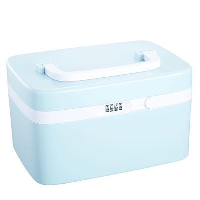 医药箱带锁家庭常用药小儿童收纳